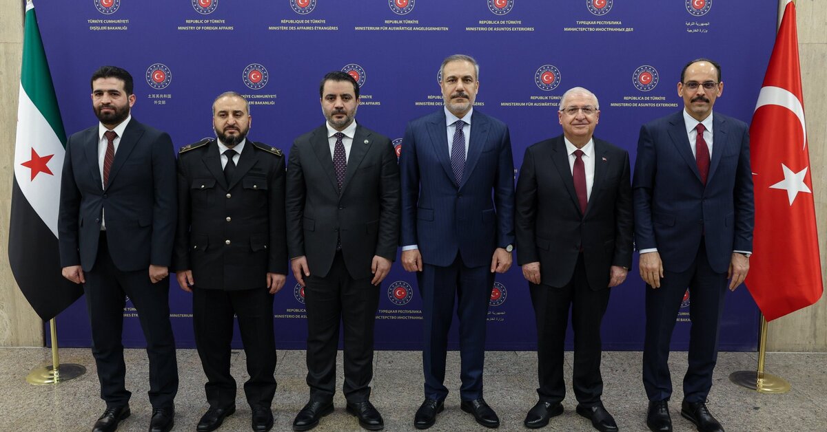 Bakan Fidan Suriye heyeti ile görüştü