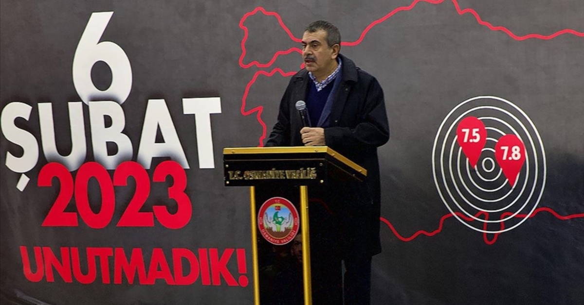 Milli Eğitim Bakanı Tekin’den deprem bölgesindeki derslik sayısı hedefine ilişkin açıklama